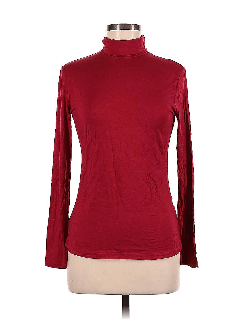 Jm Collection Womens Turtleneck Top Red Size Xx Large