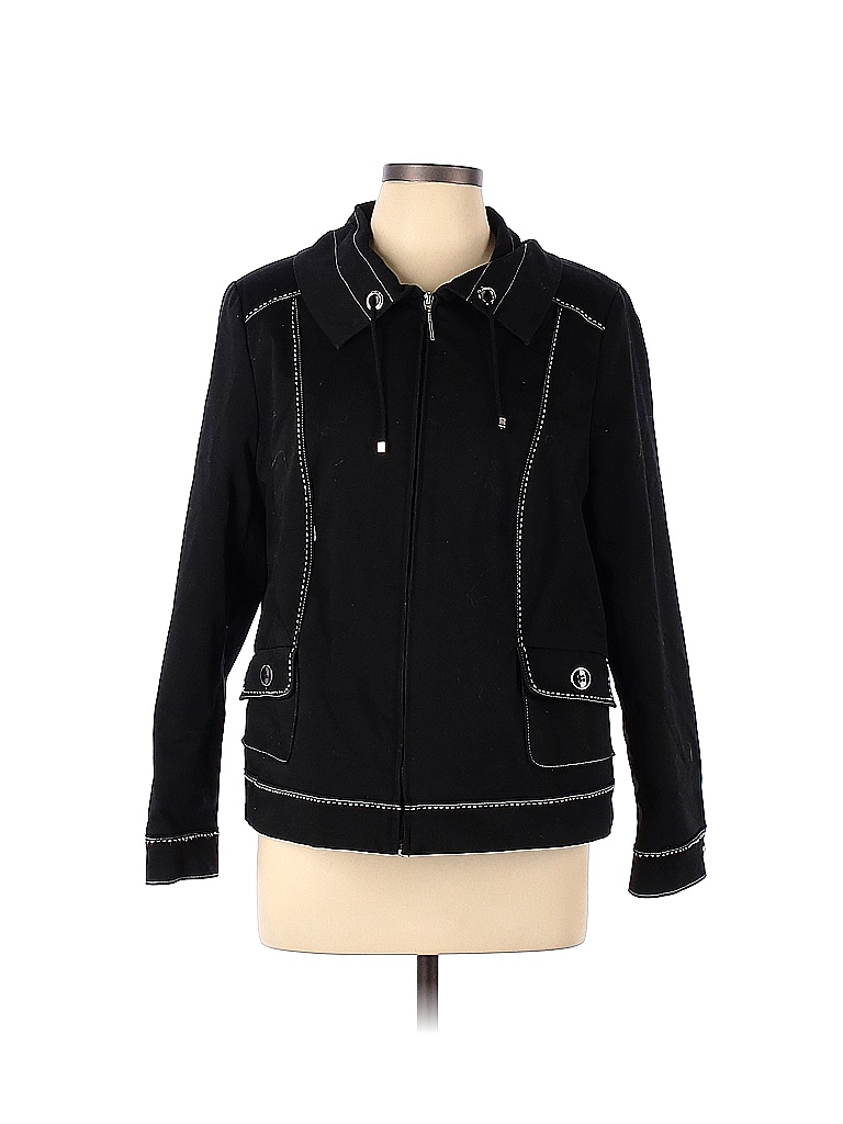 TanJay Solid Black Jacket Size 12 - 67% off | thredUP