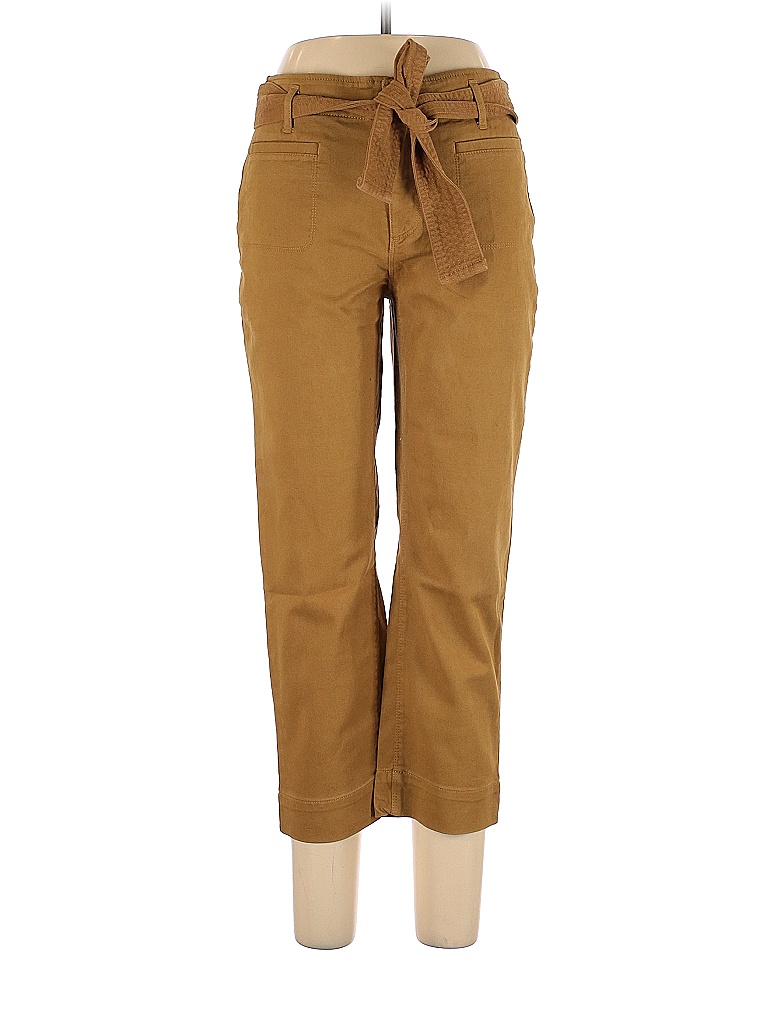 Ann Taylor LOFT Solid Colored Tan Casual Pants Size 8 (Petite) - 71% ...