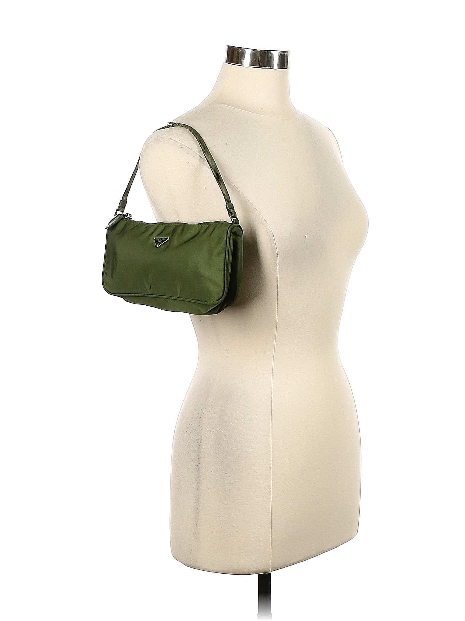 PRADA Shoulder Bag Nylon Green Auth cl655 ref.991185 - Joli Closet