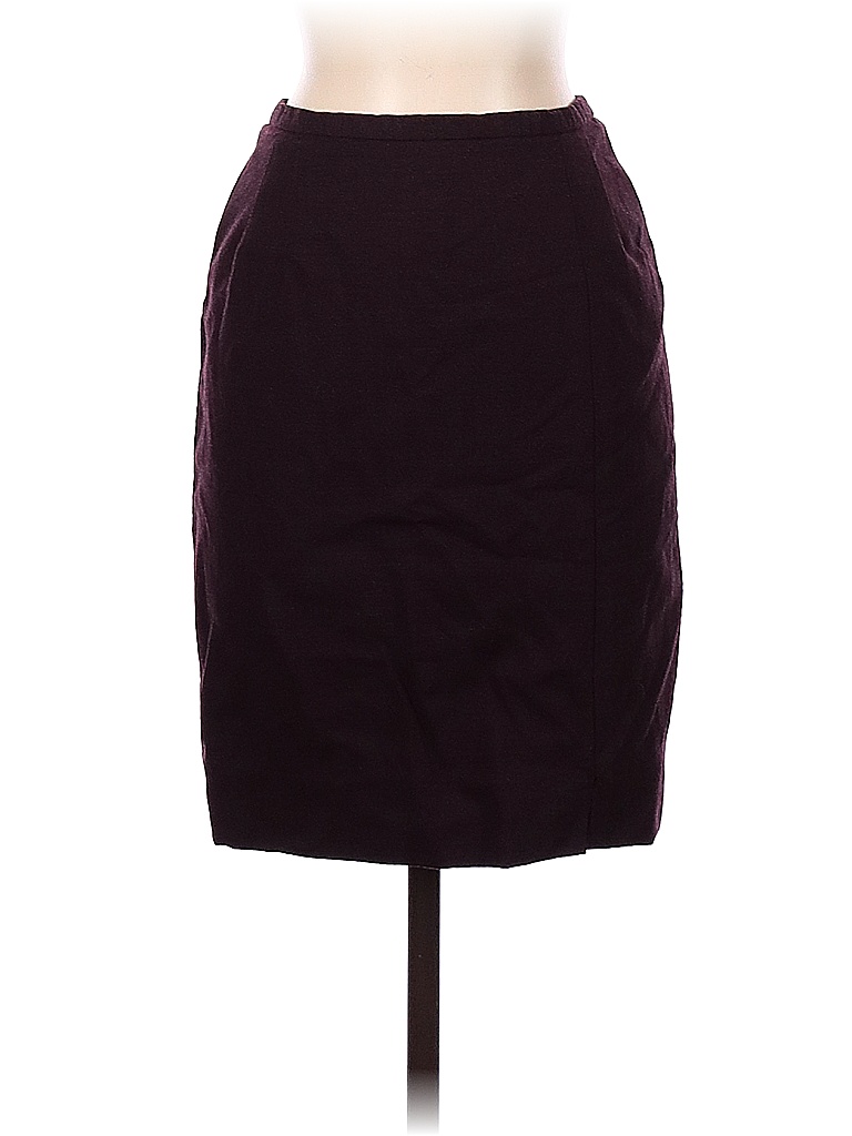 Canvas Backs Burgundy Wool Skirt Size 4 - photo 1