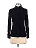 Worth New York 100% Silk Solid Black Long Sleeve Silk Top Size 4 - photo 1