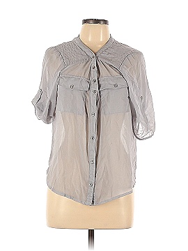 Silver Short Sleeve Blouse (view 1)