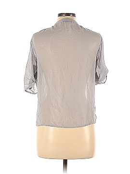 Silver Short Sleeve Blouse (view 2)