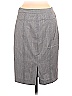 Judith & Charles Chevron-herringbone Stripes Gray Formal Skirt Size 6 - photo 2