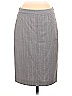 Judith & Charles Chevron-herringbone Stripes Gray Formal Skirt Size 6 - photo 1