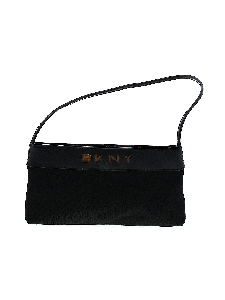 DKNY Solid Black Shoulder Bag One Size 81 off thredUP