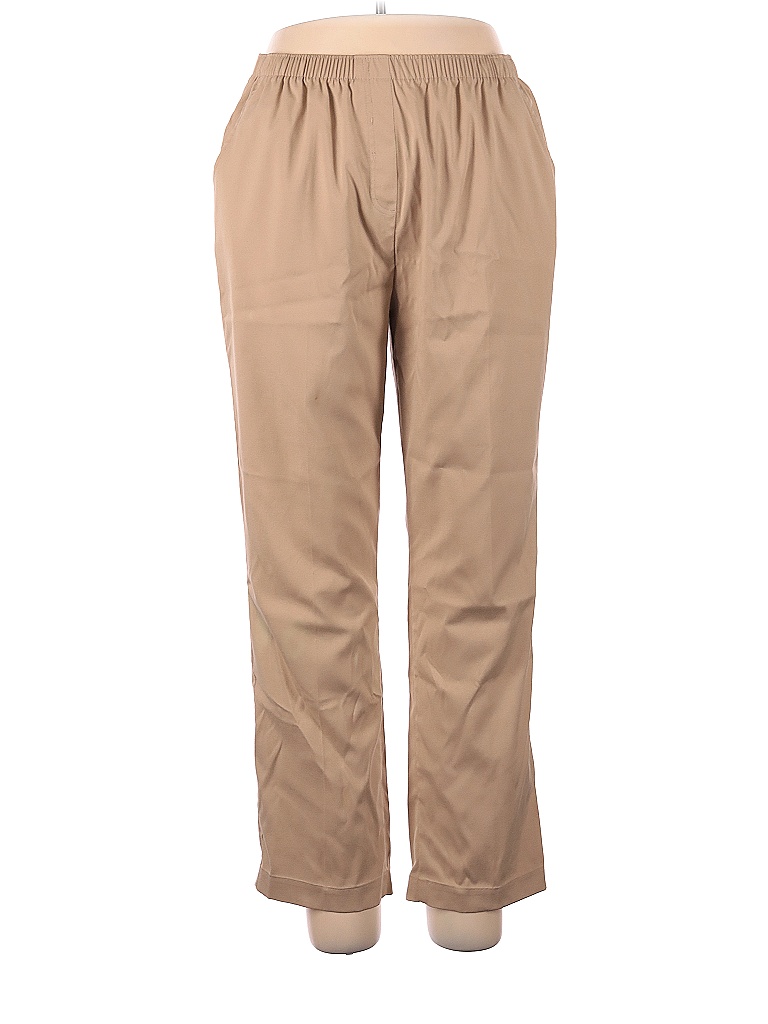 allison-daley-solid-colored-tan-casual-pants-size-16-52-off-thredup