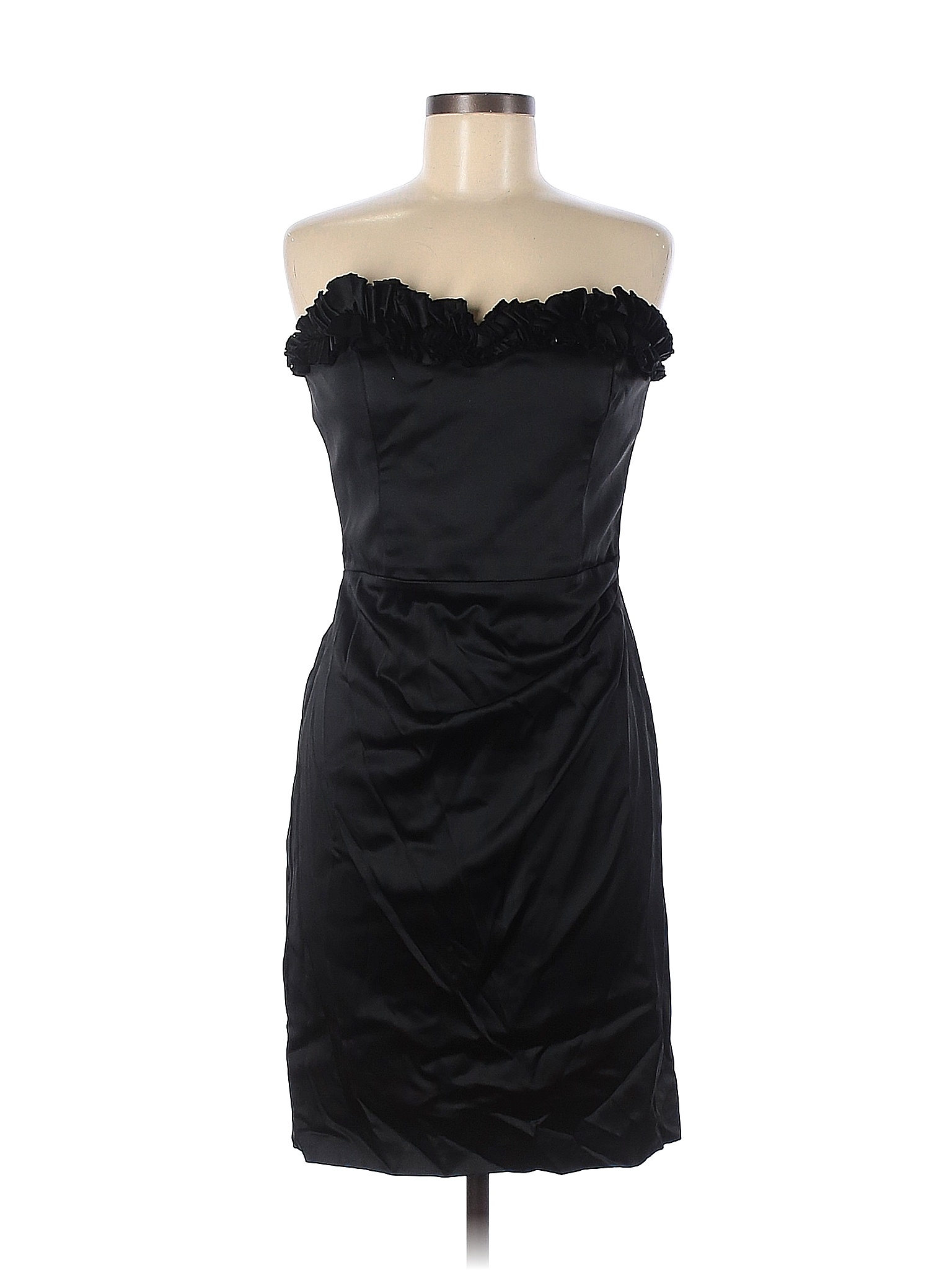 White House Black Market Solid Black Cocktail Dress Size 8 - 96% off ...