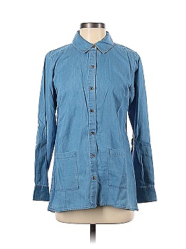 Isaac Mizrahi LIVE! Long Sleeve Button-Down Shirt (view 1)