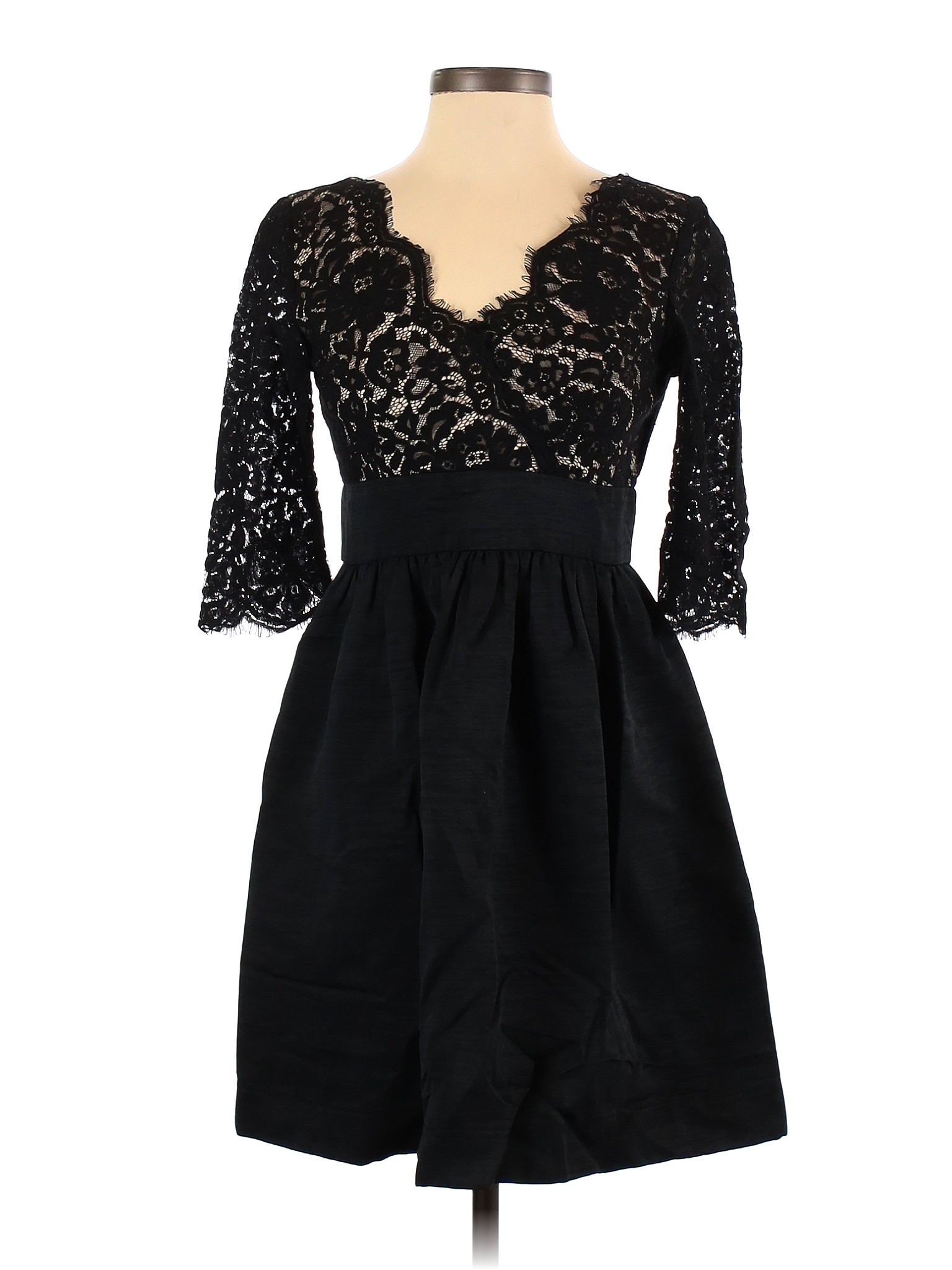 Eliza J Solid Black Cocktail Dress Size 4 (Petite) 81 off thredUP