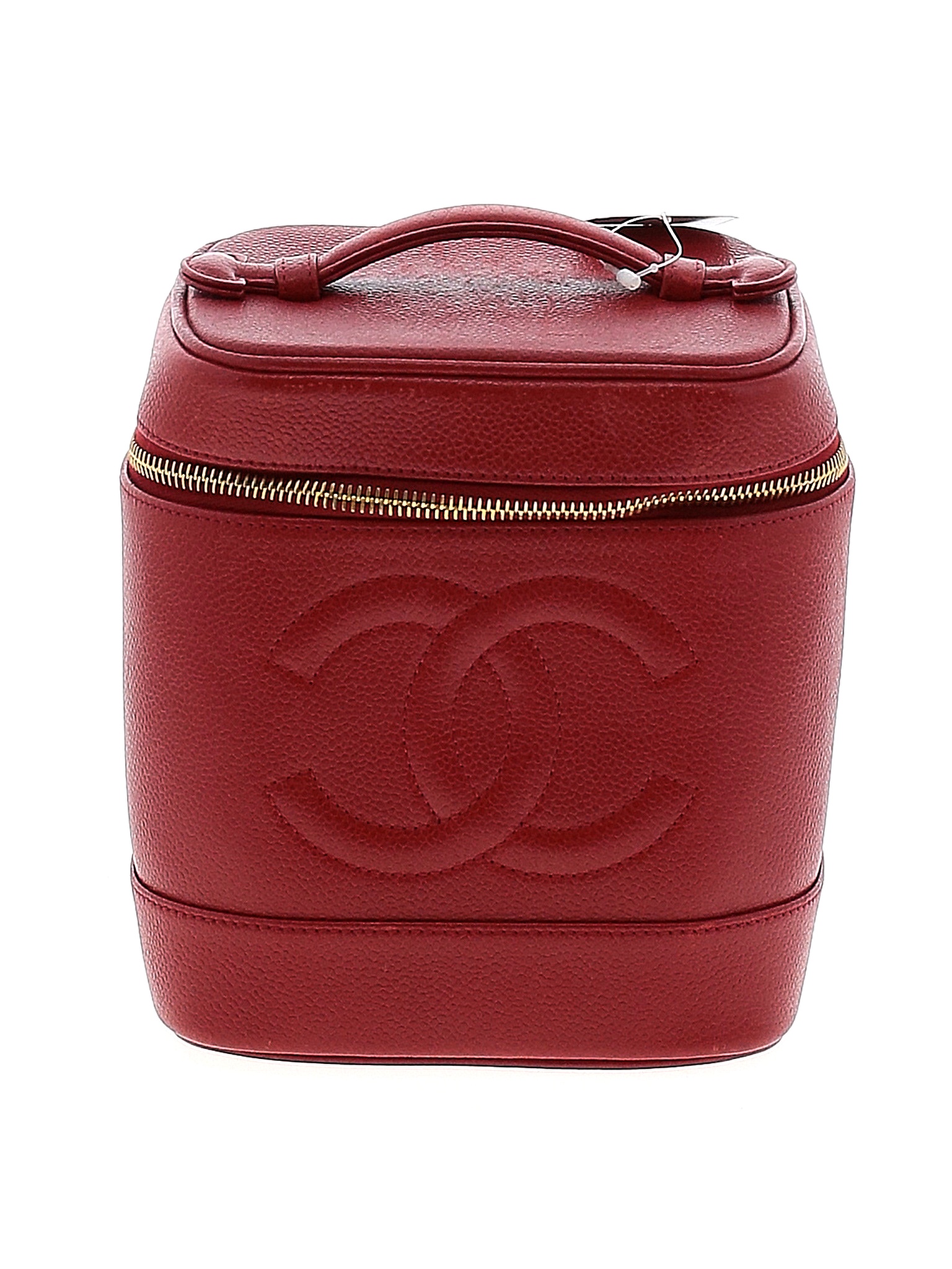 Chanel 100% Leather Red Makeup Bag One Size - 22% off