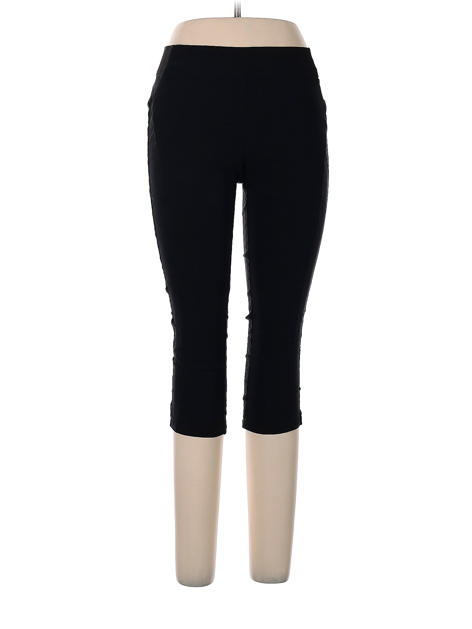 Simply Vera Vera Wang Solid Black Casual Pants Size L (Petite) - 78% ...