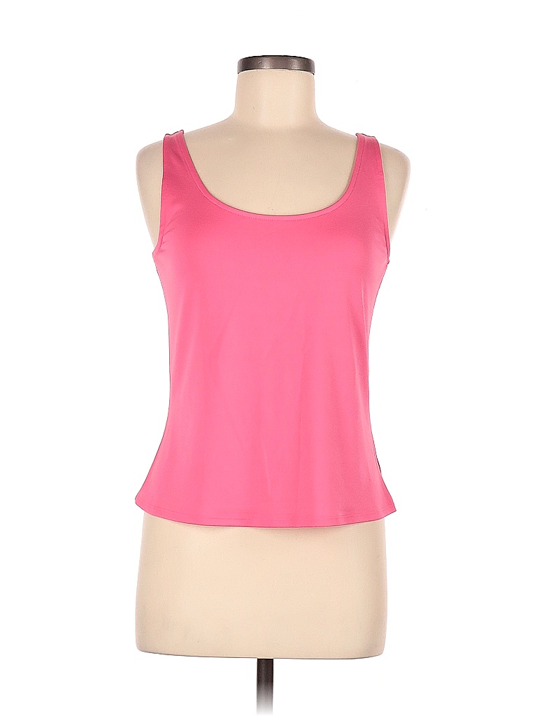 Metrostyle Solid Colored Pink Tank Top Size M - 78% off | thredUP