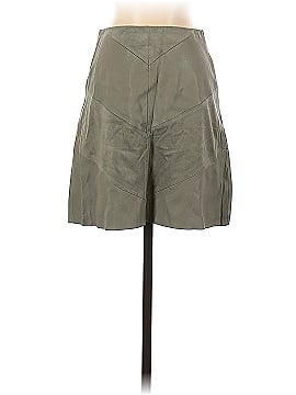 Zara Basic Faux Leather Skirt (view 1)