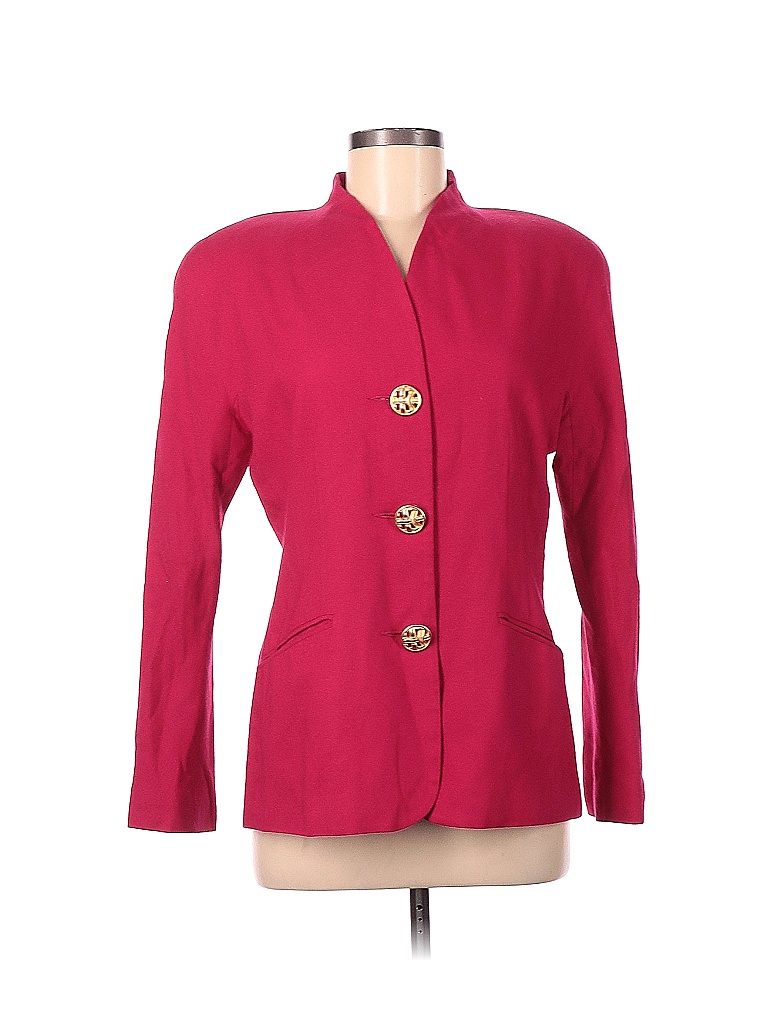 Casual Corner Solid Colored Pink Jacket Size 8 67 off thredUP