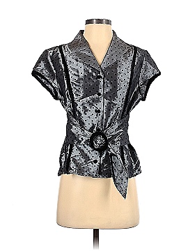 Signature by Larry Levine Short Sleeve Button-Down Shirt (view 1)