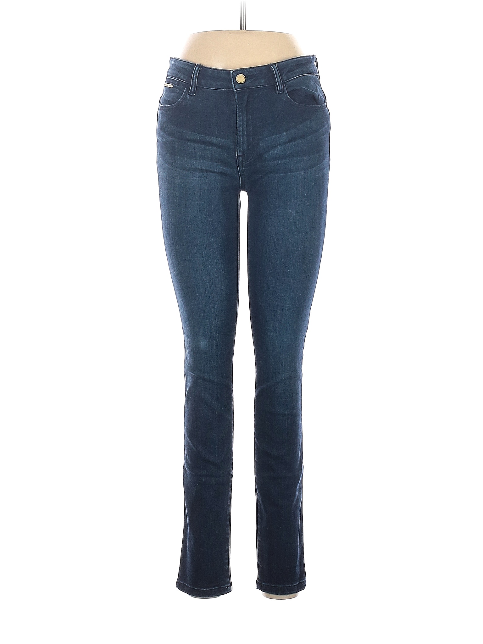 Ivanka Trump Solid Blue Jeans Size 6 - 73% off | thredUP