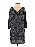 Gap 100% Polyester Tweed Gray Blue Casual Dress Size 0 - photo 1
