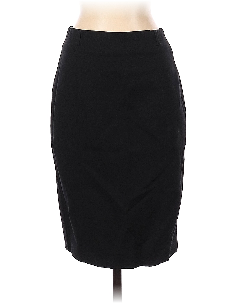 Van Heusen Solid Black Casual Skirt Size 4 - 77% off | thredUP