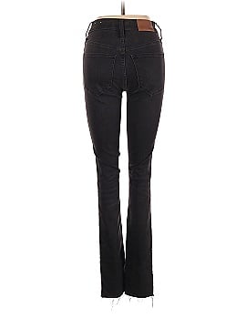 Madewell Tall Curvy High-Rise Skinny Jeans in Black Sea (view 2)