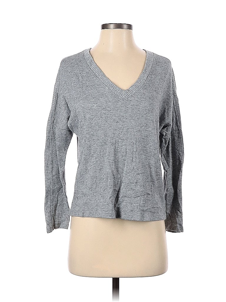 Pre-owned All In Favor Pullover Sweater In Gray