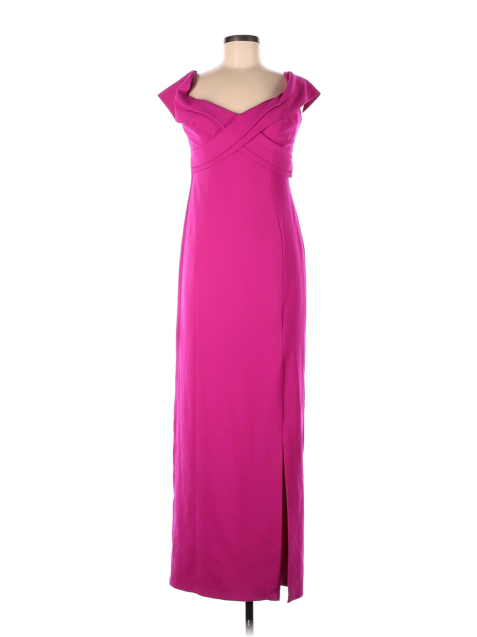 Theia Solid Colored Pink Cocktail Dress Size 8 - 79% off | thredUP