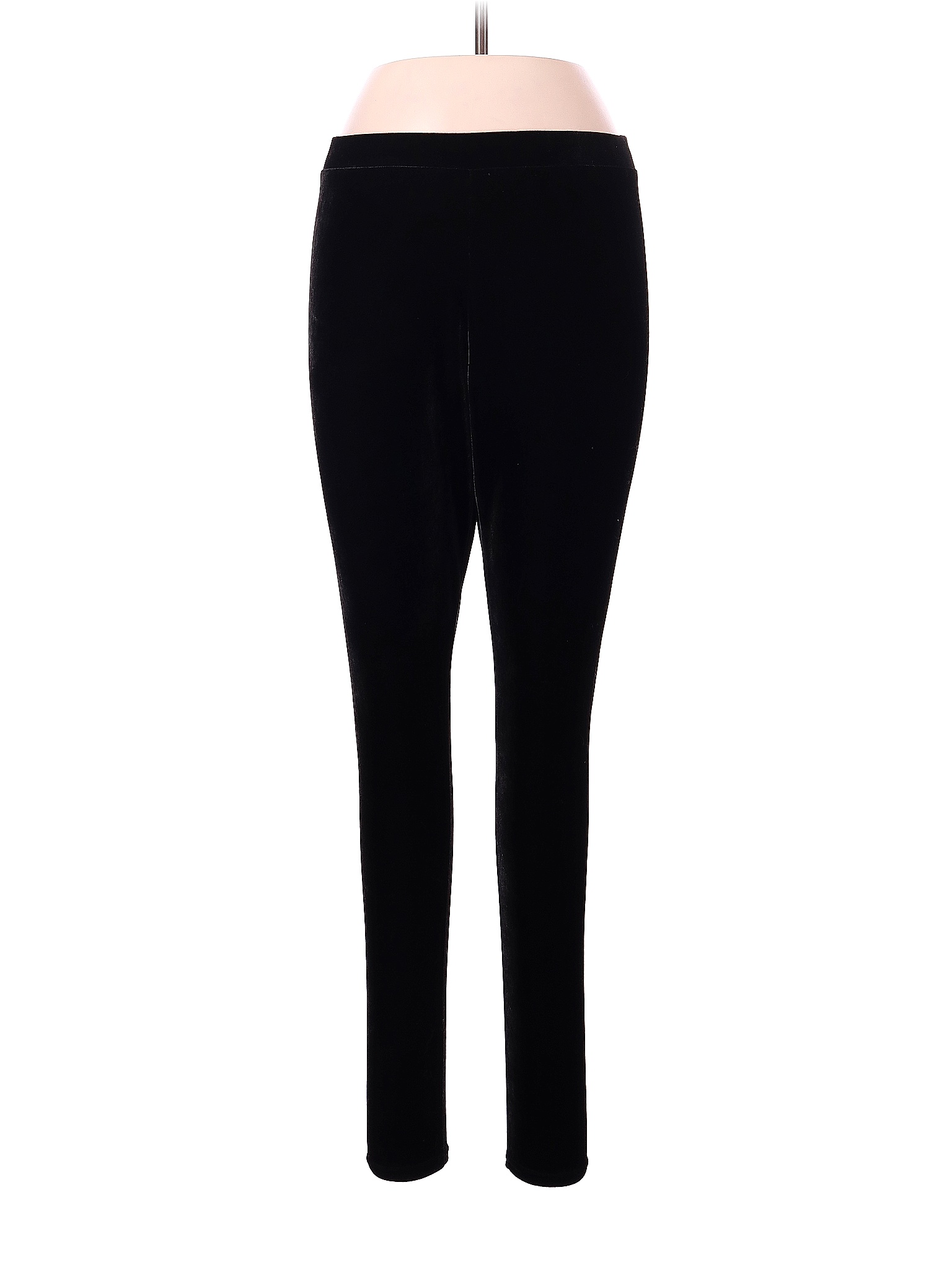 Nine West Black Velour Pants Size M 88 off ThredUp