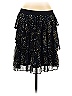 Worthington 100% Polyester Stars Black Casual Skirt Size L - photo 1