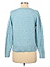 Ann Taylor LOFT Blue Pullover Sweater Size M - photo 2