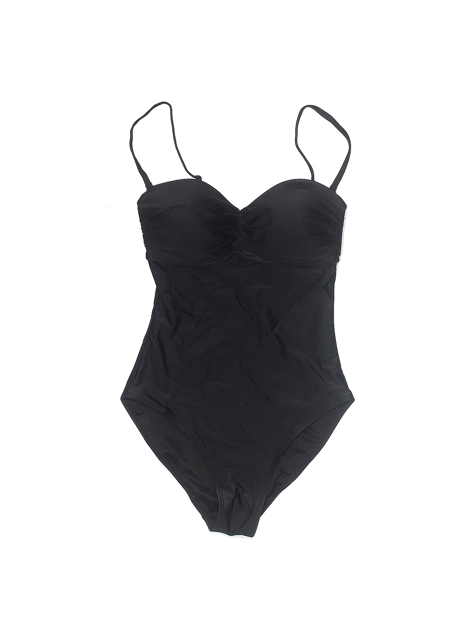 Old Navy Solid Black One Piece Swimsuit Size XS 68 off thredUP