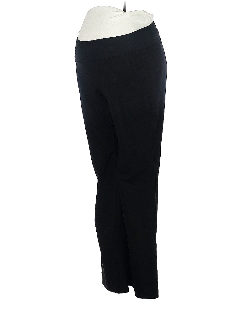 Gap - Maternity Solid Black Dress Pants Size 8 (Maternity) - photo 1
