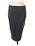 Avenue Montaigne Solid Gray Casual Skirt Size 6 - photo 1
