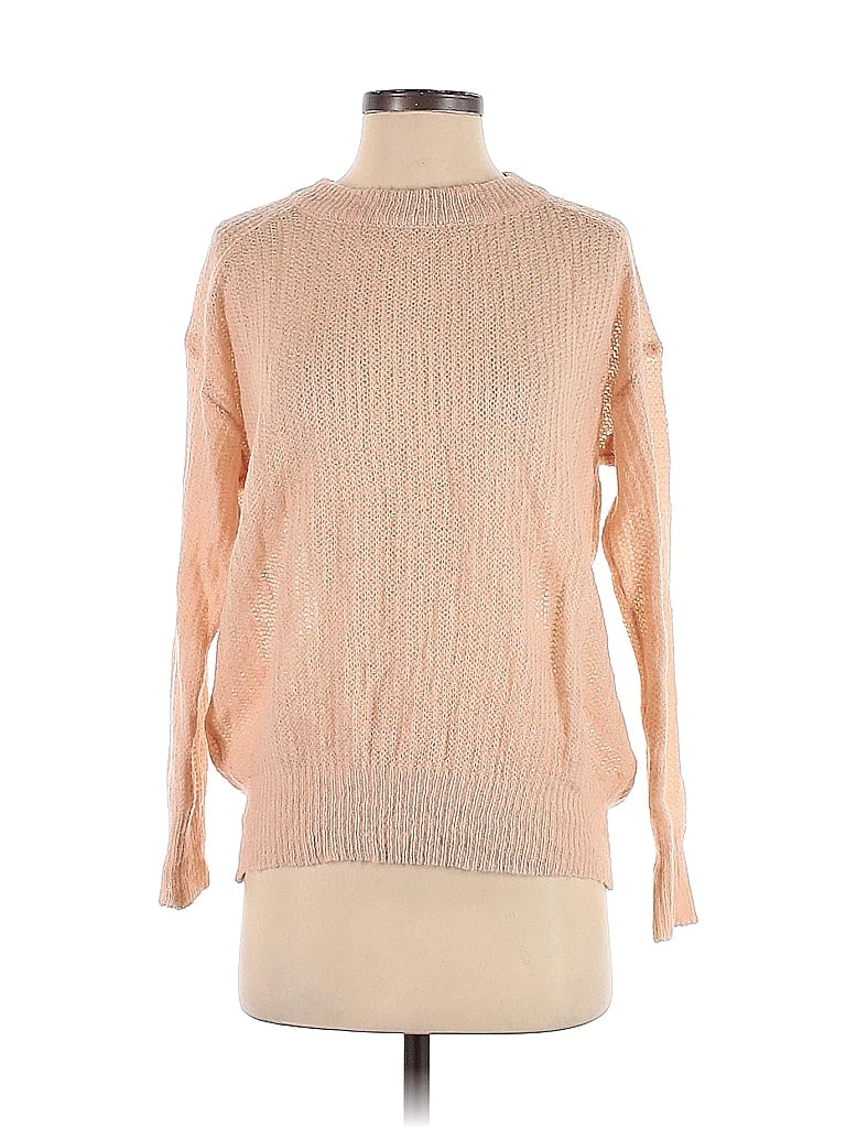 Pre-owned Mng Pullover Sweater In White