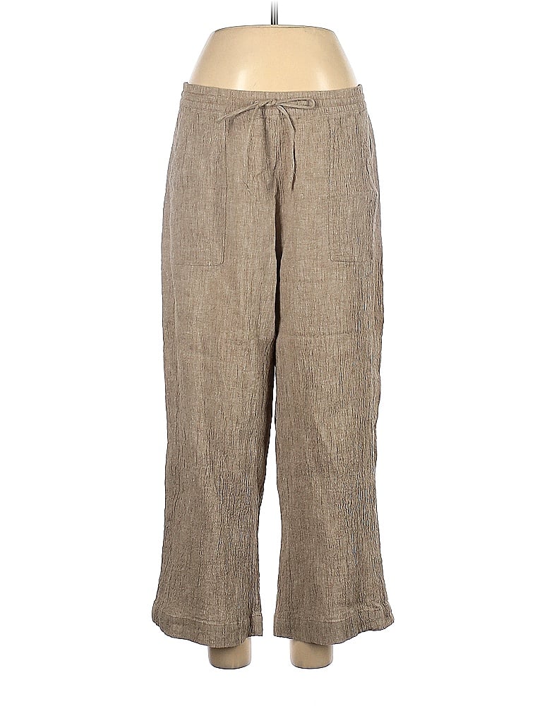 J.Jill Colored Tan Linen Pants Size M - 71% off | ThredUp