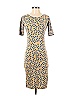Lularoe Print Tan Casual Dress Size XXS - photo 1
