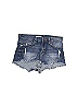 H&M Blue Denim Shorts Size 4 - photo 1