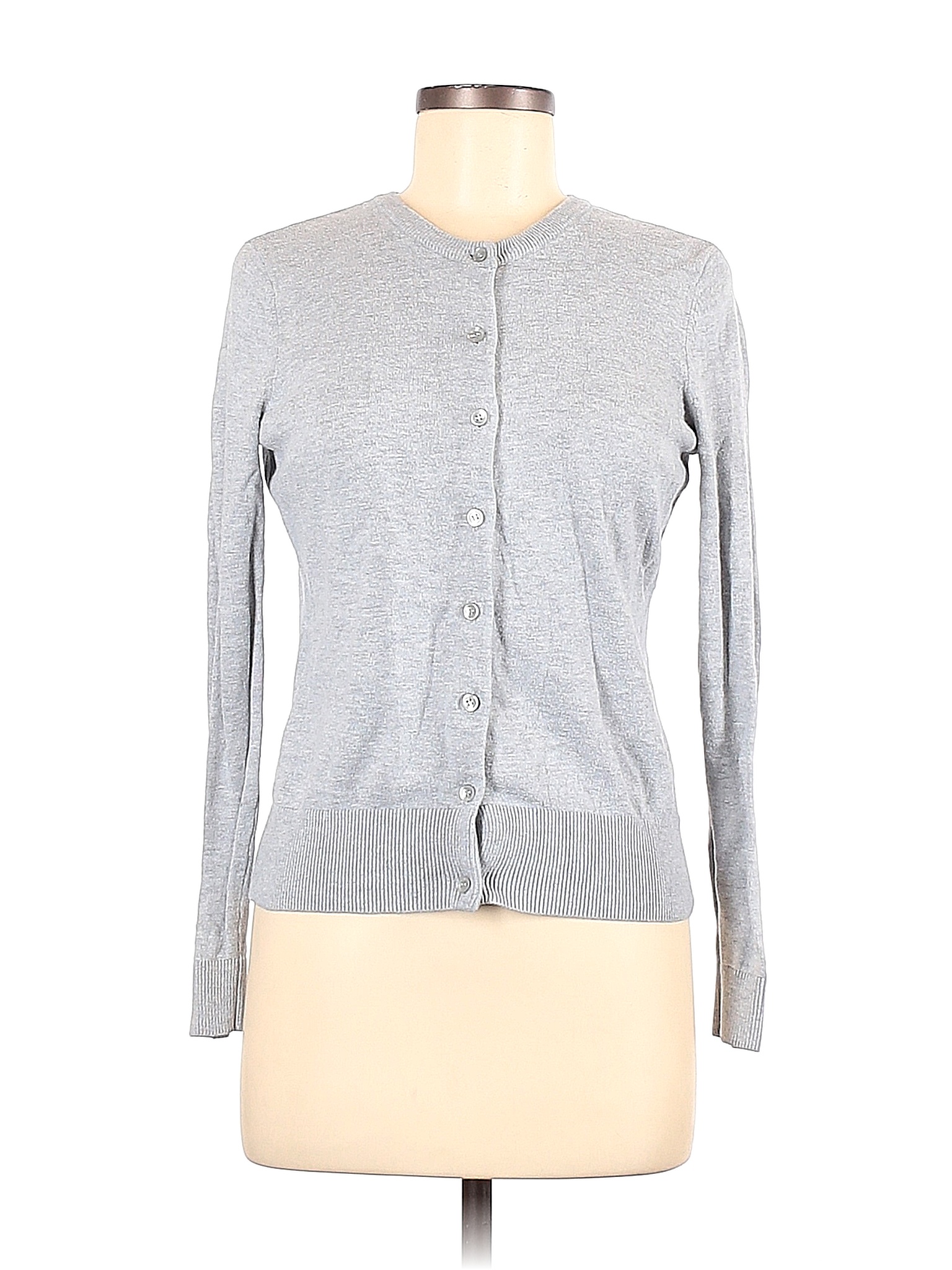 Jcpenney Color Block Solid Gray Cardigan Size M - 59% off | thredUP