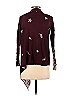 Sparrow 100% Cotton Color Block Maroon Burgundy Cardigan Size XS - photo 2
