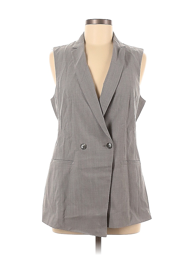 Banana Republic Gray Wool Blazer Size 6 82 off thredUP