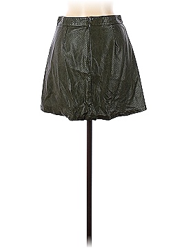 BB Dakota Green Snakeskin Mini Skirt (view 2)