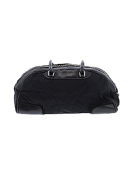 Prada Tessuto Nylon Box Calf Bowling Bag Leather Shoulder Bag