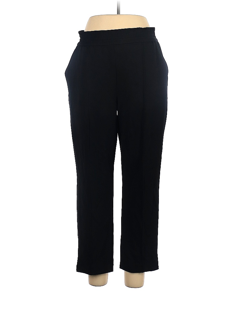 Maison d' Amelie Solid Black Casual Pants Size L - 83% off | thredUP