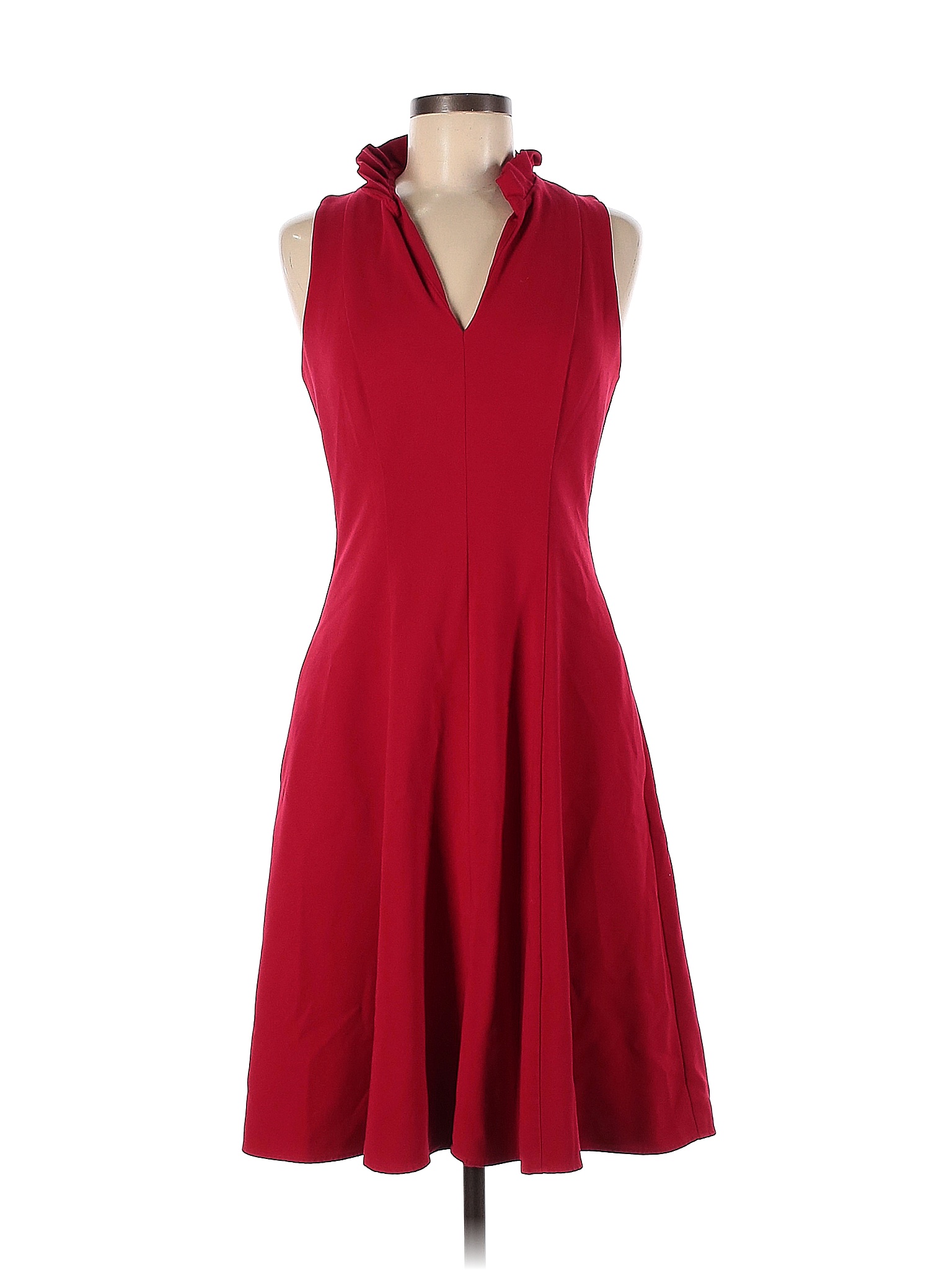 Black Halo Solid Colored Red Red Antoinette Dress Size 6 - 80% off ...