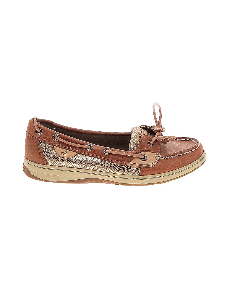Sperry Top Sider Solid Colored Tan Flats Size 7 1/2 63 off thredUP