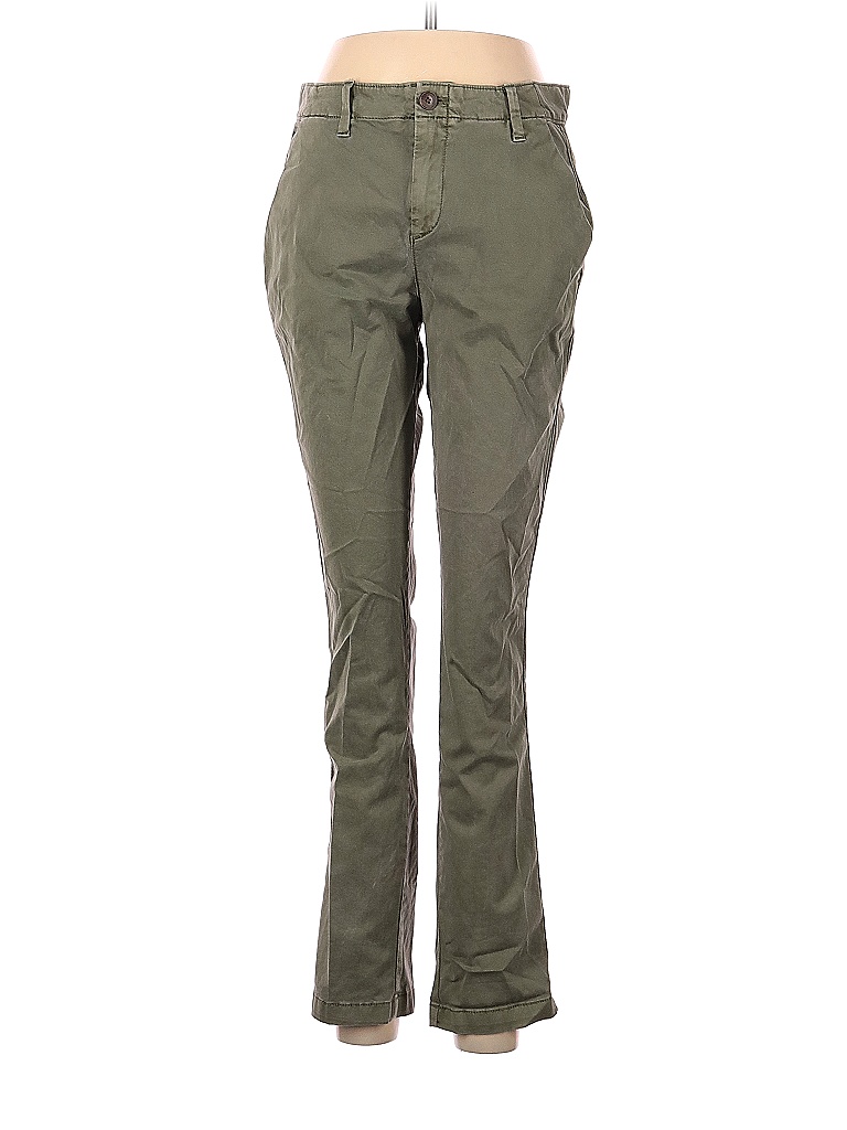 Gap Solid Colored Green Khakis Size 0 - 85% off | thredUP