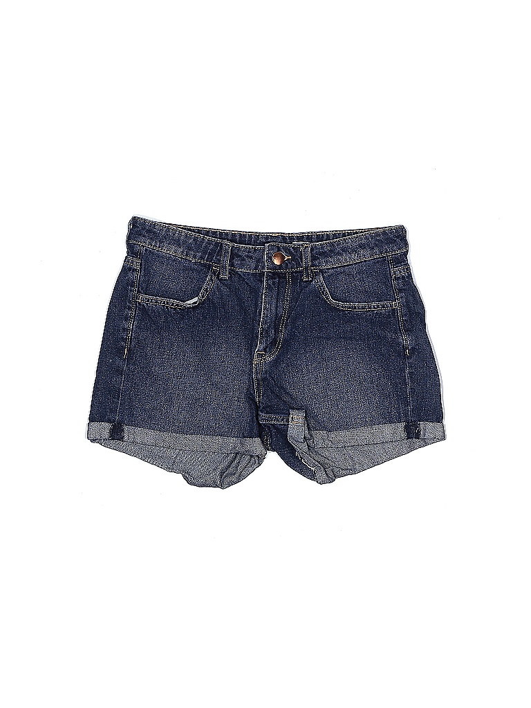 &Denim by H&M Solid Blue Denim Shorts Size 6 - 78% off | thredUP