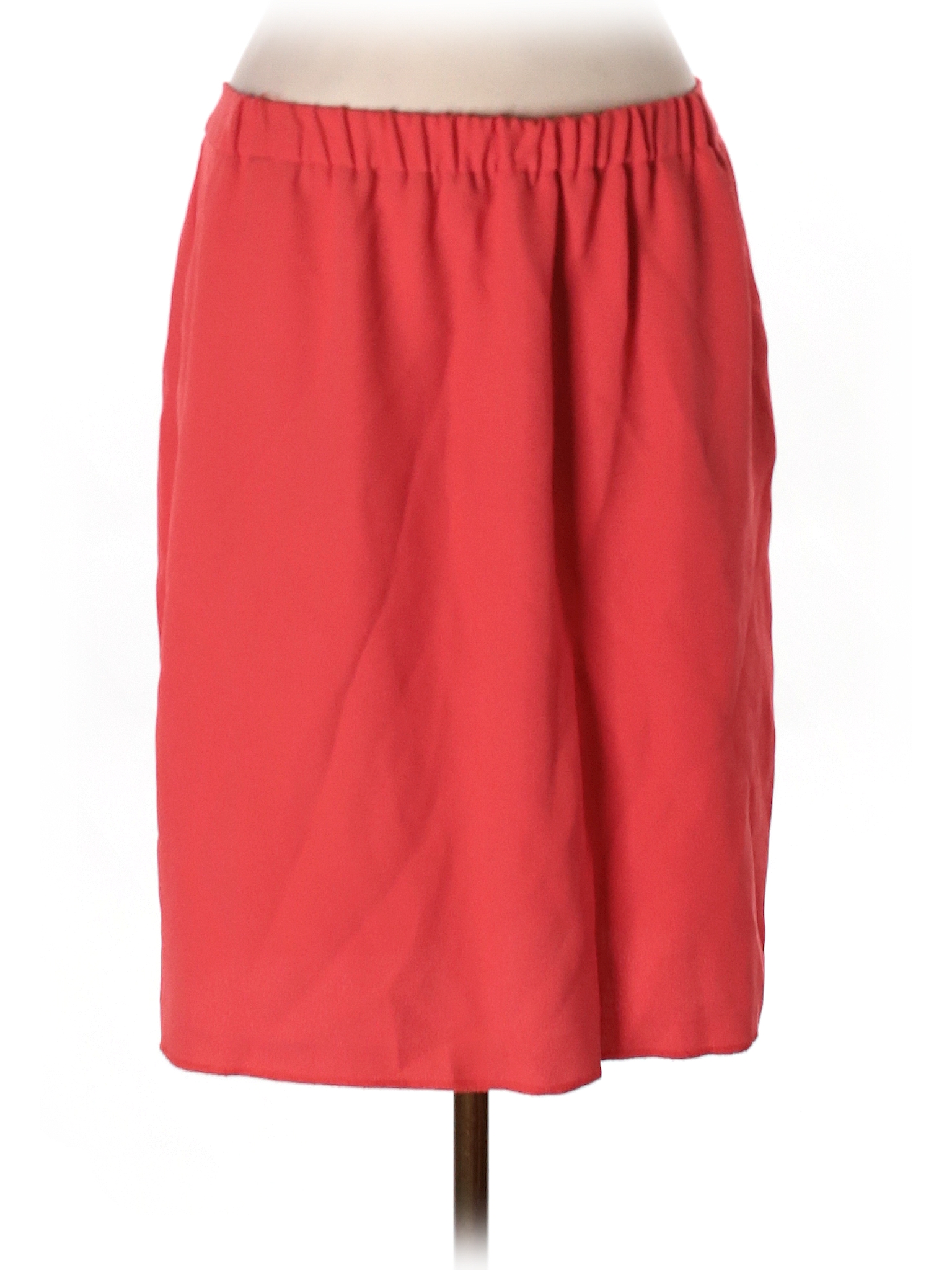 Chaus Solid Coral Casual Skirt Size L - 80% off | thredUP