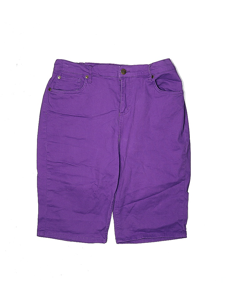 Koret Solid Colored Green Denim Shorts Size M 76 off thredUP