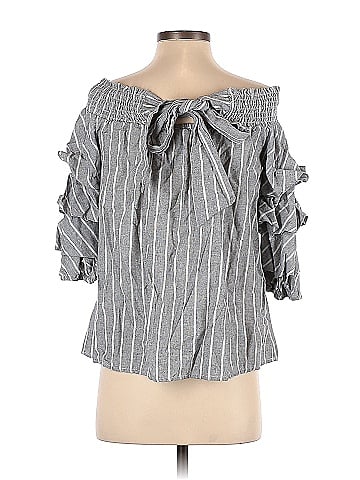 GIDDY UP GLAMOUR 3/4 Sleeve Blouse (view 2)